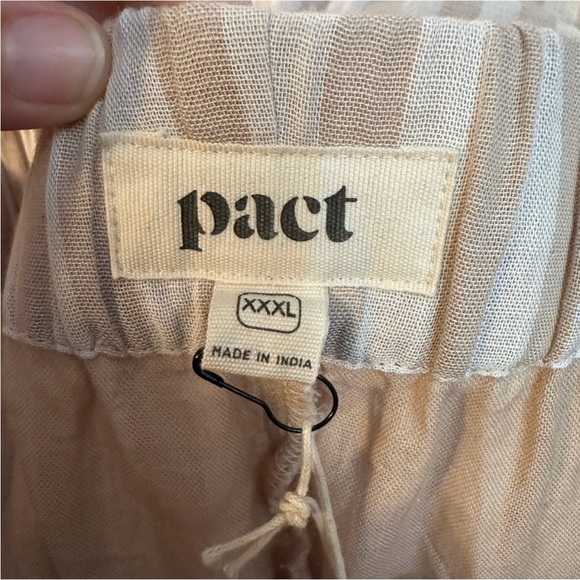 PACT Coastal Double Gauze Wide Leg Pant XXL - Picture 8 of 11